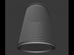 wire mesh scissor pen pencil holder 3Dモデル