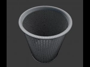 wire mesh scissor pen pencil holder 3D Model