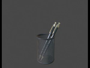 wire mesh scissor pen pencil holder 3D Model