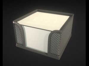notepad cube 3D Model