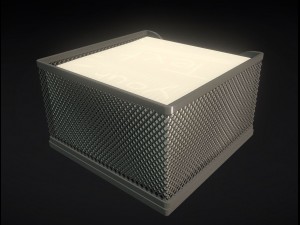notepad cube Modèle 3D