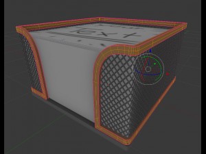notepad cube Modèle 3D