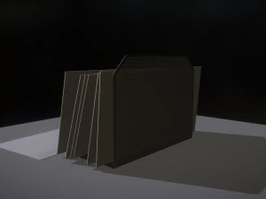 wire mesh letter holder 3D Model