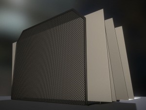 wire mesh letter holder Model 3D