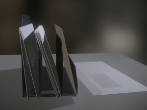 wire mesh letter holder Model 3D