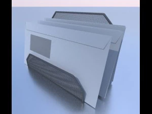wire mesh letter holder 3D Model