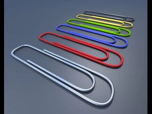 paperclips 3D Model