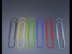 paperclips Modèle 3D