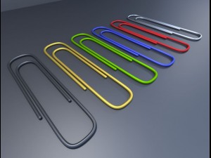 paperclips Modèle 3D