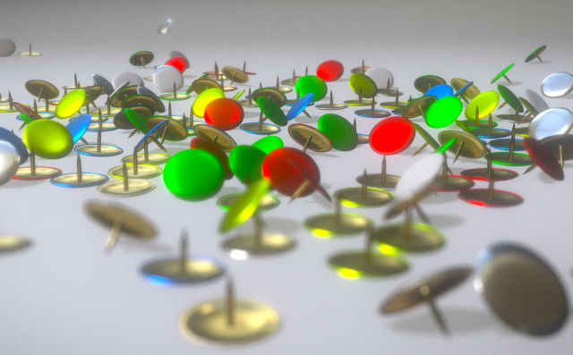 thumbtacks Modello 3D .c4d .max .obj .3ds .fbx .stl .blend 
