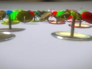 thumbtacks Modello 3D