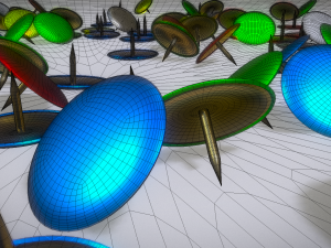 thumbtacks Modello 3D