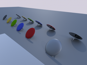 thumbtacks Modello 3D