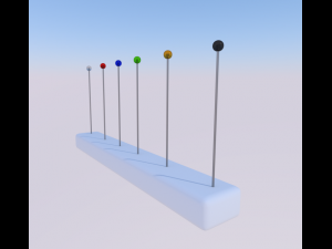 pin needles 3D Model