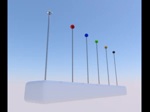 pin needles 3D Model