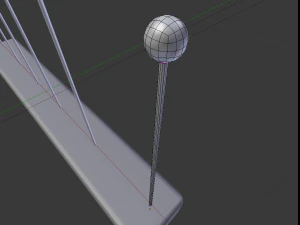 pin needles 3D Model