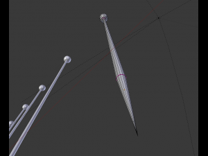 pin needles Modèle 3D