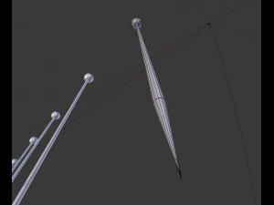 pin needles 3D Model