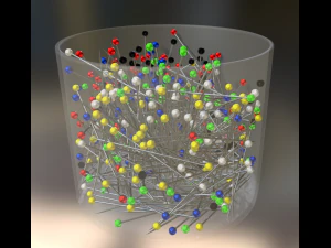 pin needles 3D Model