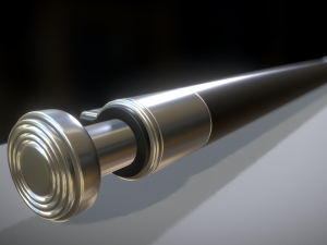 pen black silver 3D मॉडल