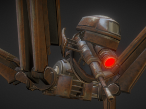 bot rusty version 3D Model