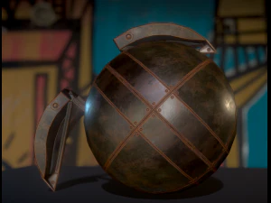 sphere bot rusty version 3D Model
