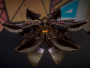 sphere bot rusty version Modelo 3D