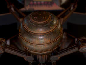 sphere bot rusty version 3D Model