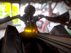 sphere bot rusty version Modelo 3D