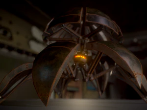 sphere bot rusty version 3D Model