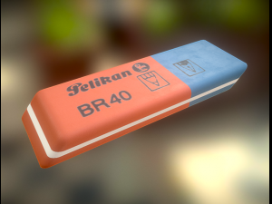eraser 3D मॉडल