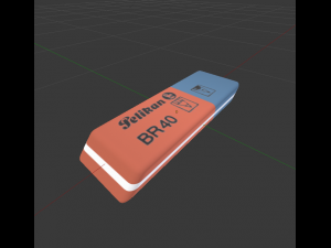 eraser Model 3D