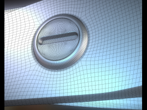 scissors rigged and animated 3D Model