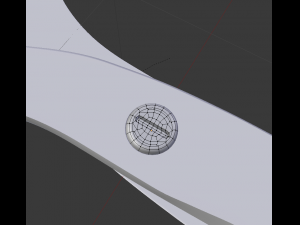 scissors rigged and animated 3D Model