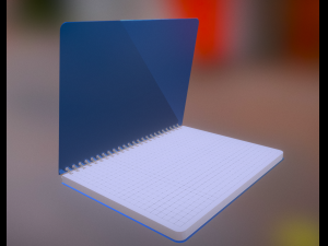 notepad squared 3D Model