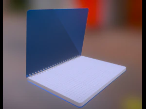 notepad squared 3D Model