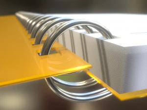 notepad lined and animated 3D Model