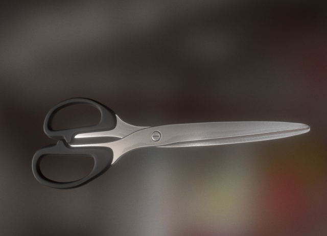 scissors rigged and animated clean version 3D 模型 .c4d .max .obj .3ds .fbx .stl .blend 