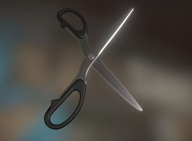 3D model Manicure Scissors VR / AR / low-poly