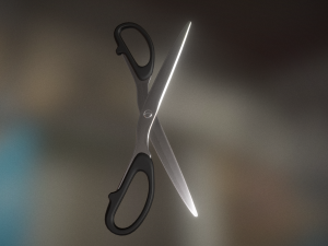 scissors rigged and animated clean version 3D 模型