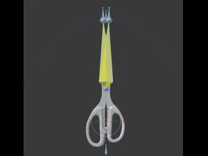 scissors rigged and animated pack 3D Model