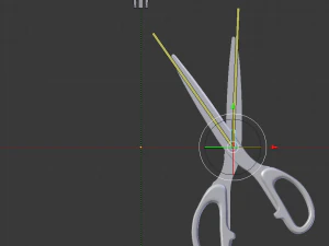 scissors rigged and animated pack 3D Model