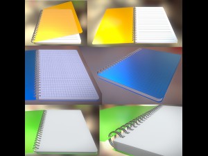 notepad pack Modèle 3D