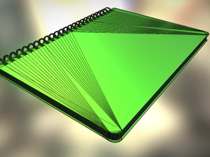 notepad pack 3D Model