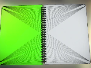 notepad pack 3D Model