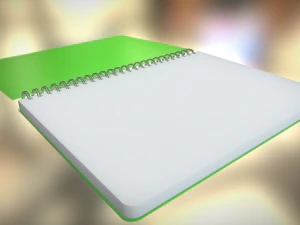 notepad pack 3D Model
