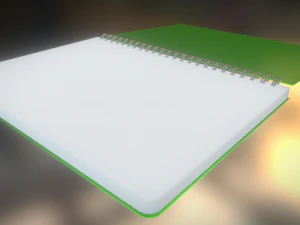 notepad pack 3D Model