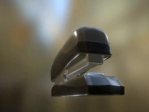 stapler rigged and animated plastic version 3D Model