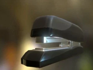 stapler rigged and animated plastic version 3D Model