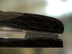 stapler rigged and animated plastic version 3D Model